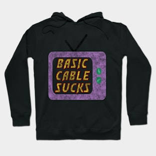 Basic cable 90's 2000's retro television meme joke Hoodie